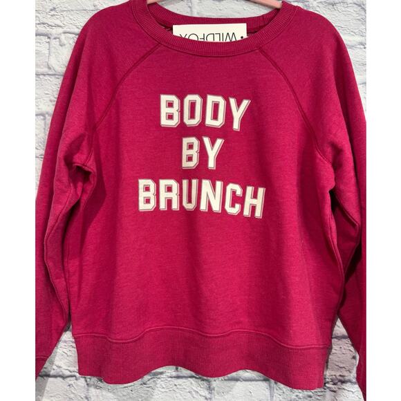 WILDFOX "Body By Brunch" Sommer Sweater Small NWT* - Picture 5 of 6